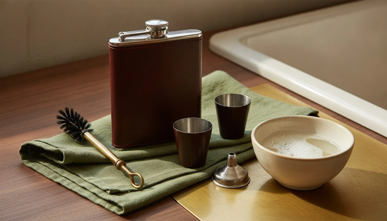 How to Clean a Hip Flask Inside and Out